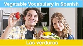 Learn Spanish Vegetable Vocabulary | Spanish for Beginners | ¿Qué verduras hay?