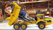 Father & Son UNBOX a NEW VOLVO A40G Articulating Dump / Rock Truck 2019 | RC ADVENTURES