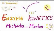 Michaelis-Menten Equation & Enzyme Kinetics - Biochemistry Series