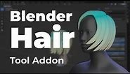 Blender Free Hair Tool Addon