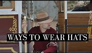 Ways To Wear Hats: Intro to Wide Brim Hats | TheGentlemansCove