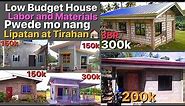 150k 200k 300k Low Budget House pwede na Lipatan Anytime.Ofw House Project,Simple Dream House