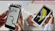 unboxing iphone se 2020 in 2024 ⋆ ˚｡⋆୨୧˚
