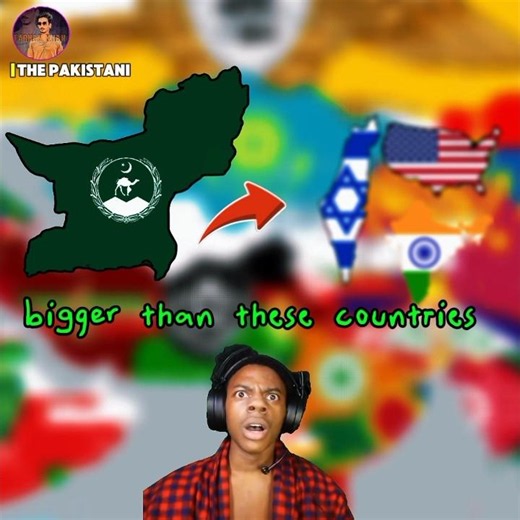 Pakistani Provinces bigger than you think 🤔🤯 by The Pakistani #shorts #sizecomparison #countries