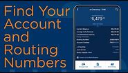 Where Are My Account and Routing Numbers? | Navy Federal Mobile App