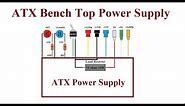 ATX Computer Bench Top Power Supply. - Step by step.