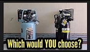 Differences between Harbor Freight (29 gallon) air compressor