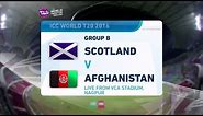 ICC #WT20 Scotland vs Afghanistan Highlights