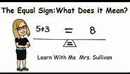 Equal Sign: What Does It Mean?