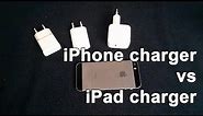 Mythbusting - iPhone charging time - iPhone vs. iPad charger