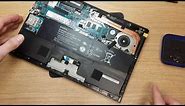 Sony Vaio Pro 13 Touch SVP132A1CM Ultrabook disassembling to recover fan