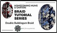 Double Bubblegum Homecoming Mum Braid How to Make | Full Tutorial for HOCO Mums & Garters Bubble Gum