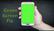 Samsung Galaxy Green screen Problem Fix (Green screen of death)