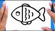 How to draw a cute fish, Draw cute things