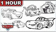 How to Draw Lightning McQueen, Mater, Cruz Ramirez & More! | Compilation | Pixar Cars