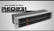 How to set up your Rockville REQ231 Dual 31 Band 1/3 Octave Graphic Equalizer With Sub-Output