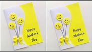 DIY 😍 Cute Mother's Day Card 2022 • Emoji Style Mother's day card • happy mother's day card handmade