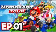 Mario Kart Tour Part 1 - Mario Kart on MOBILE! Android & IOS Gameplay Walkthrough