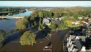 Drone footage of the River Trent at Gunthorpe