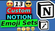 How to get CUSTOM EMOJI Icons in Notion | Notion Enhancer Features | Free Notion Add on