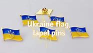 ukraine flag lapel pins