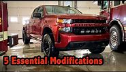 5 Modifications That You Need Now! | 2019-2024 Chevy Silverado / GMC Sierra