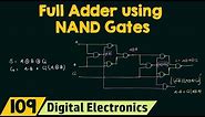 Realizing Full Adder using NAND Gates only