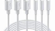 Lightning Cable MFi Certified - iPhone Charger 3Pack 3FT Lightning to USB A Charging Cable Cord Compatible with iPhone 14 13 12 SE 2020 11 Xs Max XR X 8 7 6S 6 Plus 5S iPad Pro iPod Airpods - White