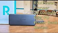 RAVPower PD Pioneer 20,000mAh 60W Power Bank Review