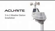 AcuRite Weather Station Setup and Install