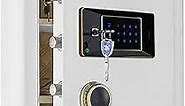 TIGERKING Security Home Safe, Digital Safe Box- 2.05 Cubic Feet, White