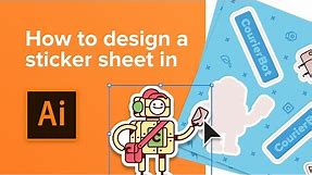 How to design a sticker sheet in Illustrator