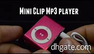 Mini Clip Mp3 player from DHgate.com