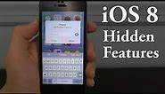 iOS 8 Hidden Features – Top 10 List