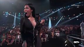 Nicki Minaj at Bet Award winning best hip-hop