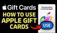 How To Use Apple Gift Card For In App Purchases - Full Guide