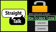 How To Unlock Your Straight Talk Phone Step By Step Tutorial Android/iOS
