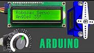 Servo Motor with Potentiometer and LCD with Arduino