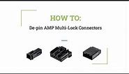 Tech Tip Tuesday: How To De-pin AMP Multi-Lock Connectors