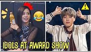 Funny Kpop Idols Being Extra At Award Show