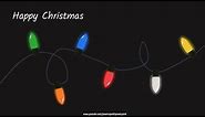 18.Create Christmas lights flat design Infographic|Powerpoint Presentation|Graphics|Free Template