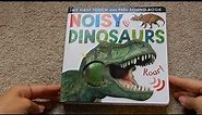 Noisy Dinosaurs Book Read Aloud, Touch and Feel Book, By Tiger Tales, #kidsbooksreadaloud