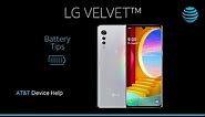 Learn about Battery life of the LG Velvet 5G | AT&T Wireless