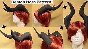 HOW TO MAKE YOUR OUR COSPLAY DEMON HORN