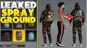 NEW LEAKED SPRAYGROUND HOODIES, BACKPACK & JOGGERS COMING TO NBA 2K21 LEAKED FILES