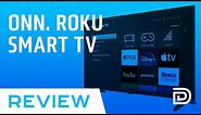 onn. Roku Smart TV Review // Walmart onn 50 4k TV Roku LED HDR Setup