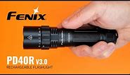 Fenix PD40R V3.0 Rechargeable Flashlight - 3000 Lumens - Patented Rotary Switch