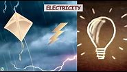 Discovery of Electricity - History of Electricity : Benjamin Franklin's Kite Experiment