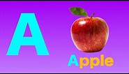 A is for Apple - ABC Alphabet Phonics Song Nursery Rhymes for Kids