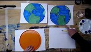 Earth Day: Easy Earth Painting for Kids